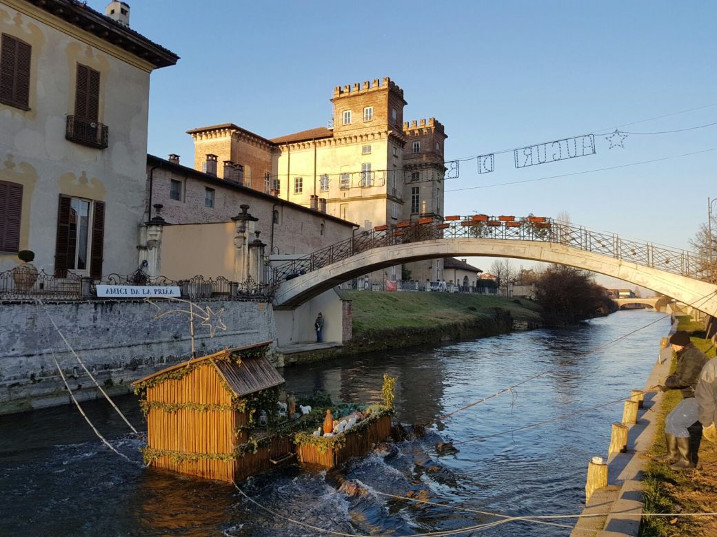 Robecco presepe sull'acqua